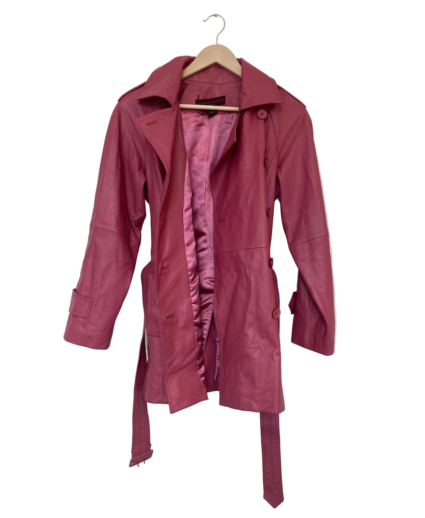 Vintage Margaret Godfrey faux leather jacket