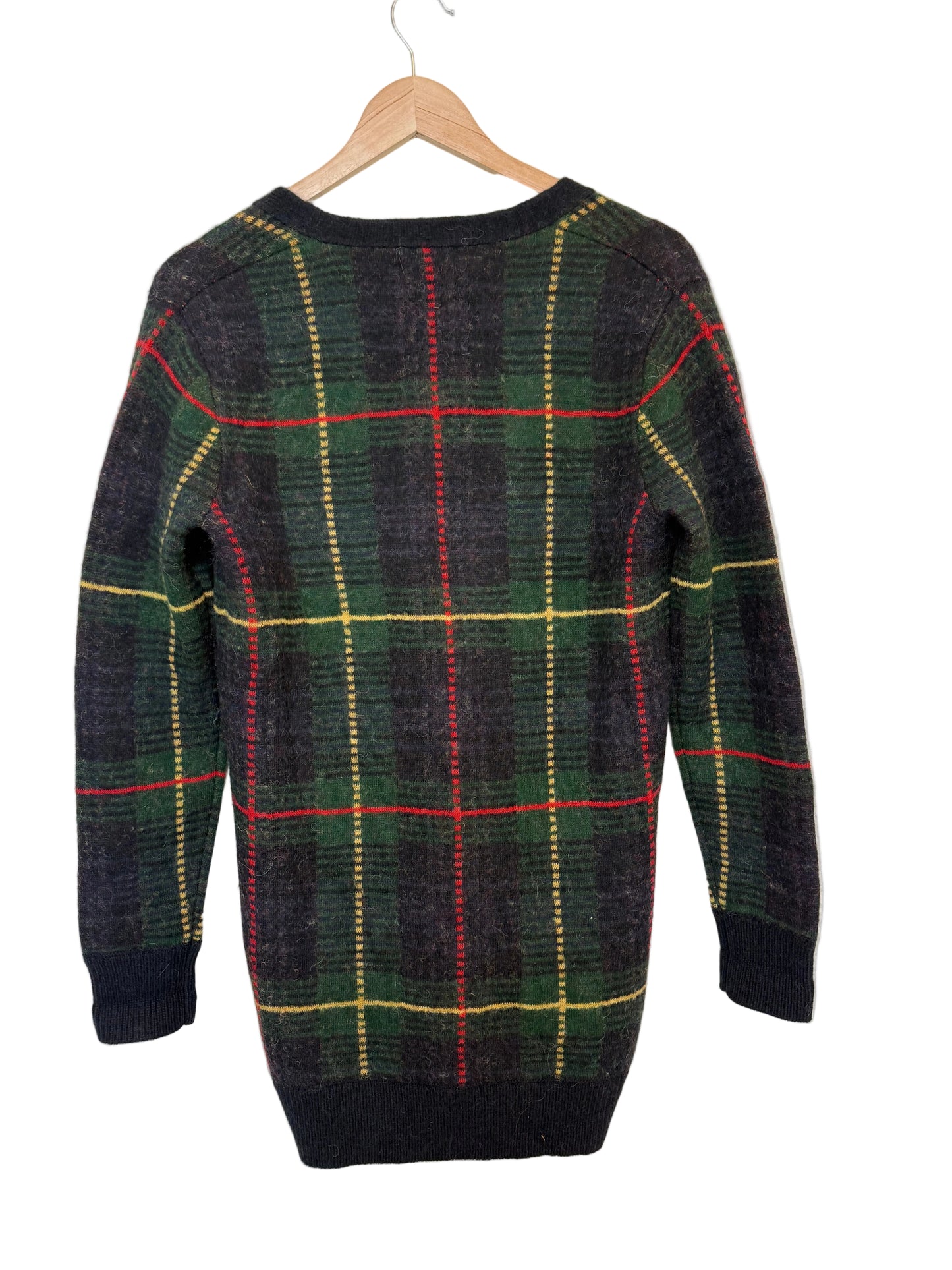 Polo Ralph Lauren Tartan Wool Blend Cardigan