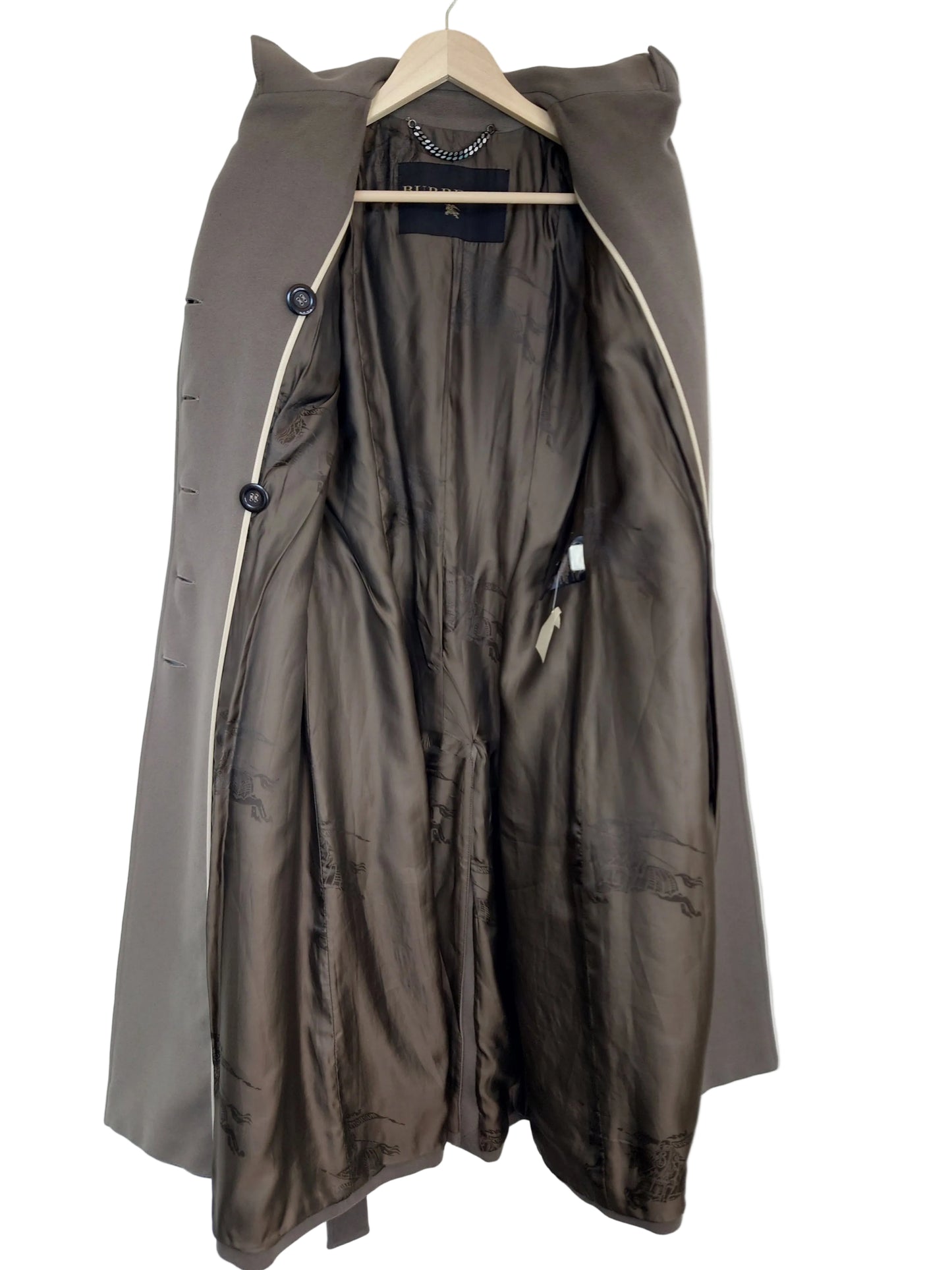 Burberry dobbeltspent kashmir trenchcoat