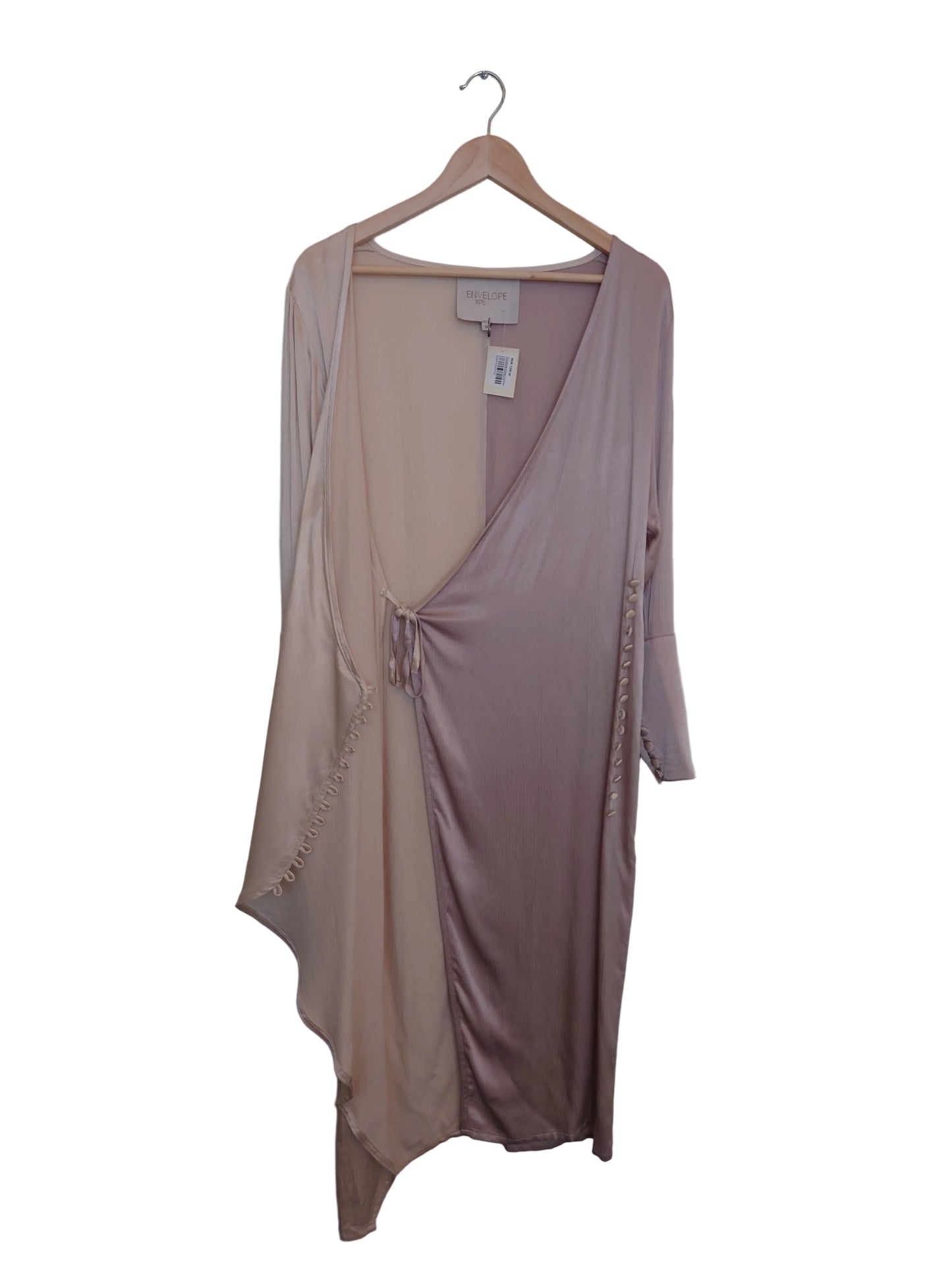 Envelope kjole cream/dusty pink