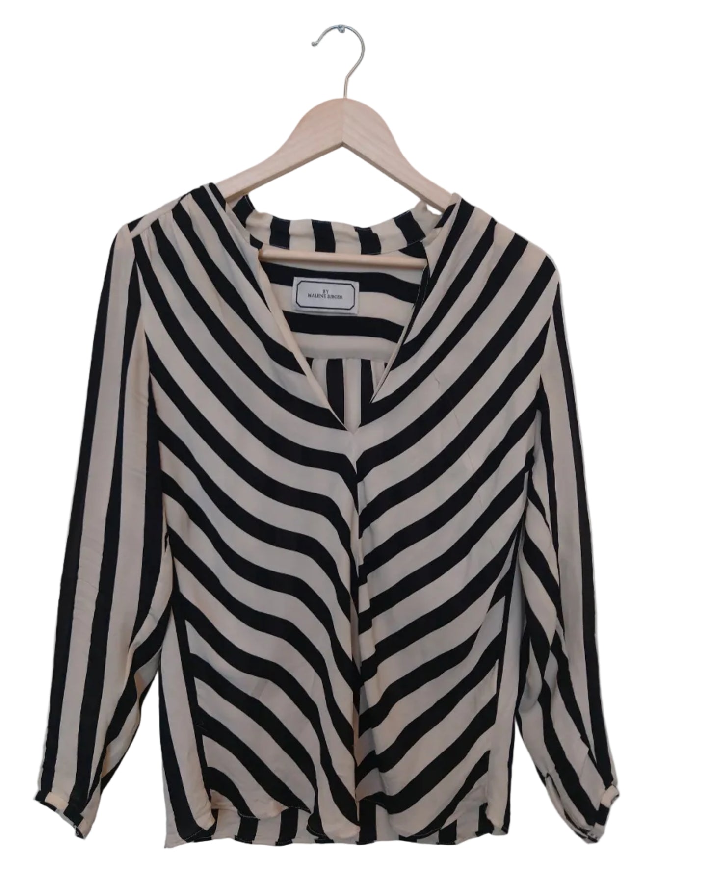 By Malene Birger silkebluse zebra