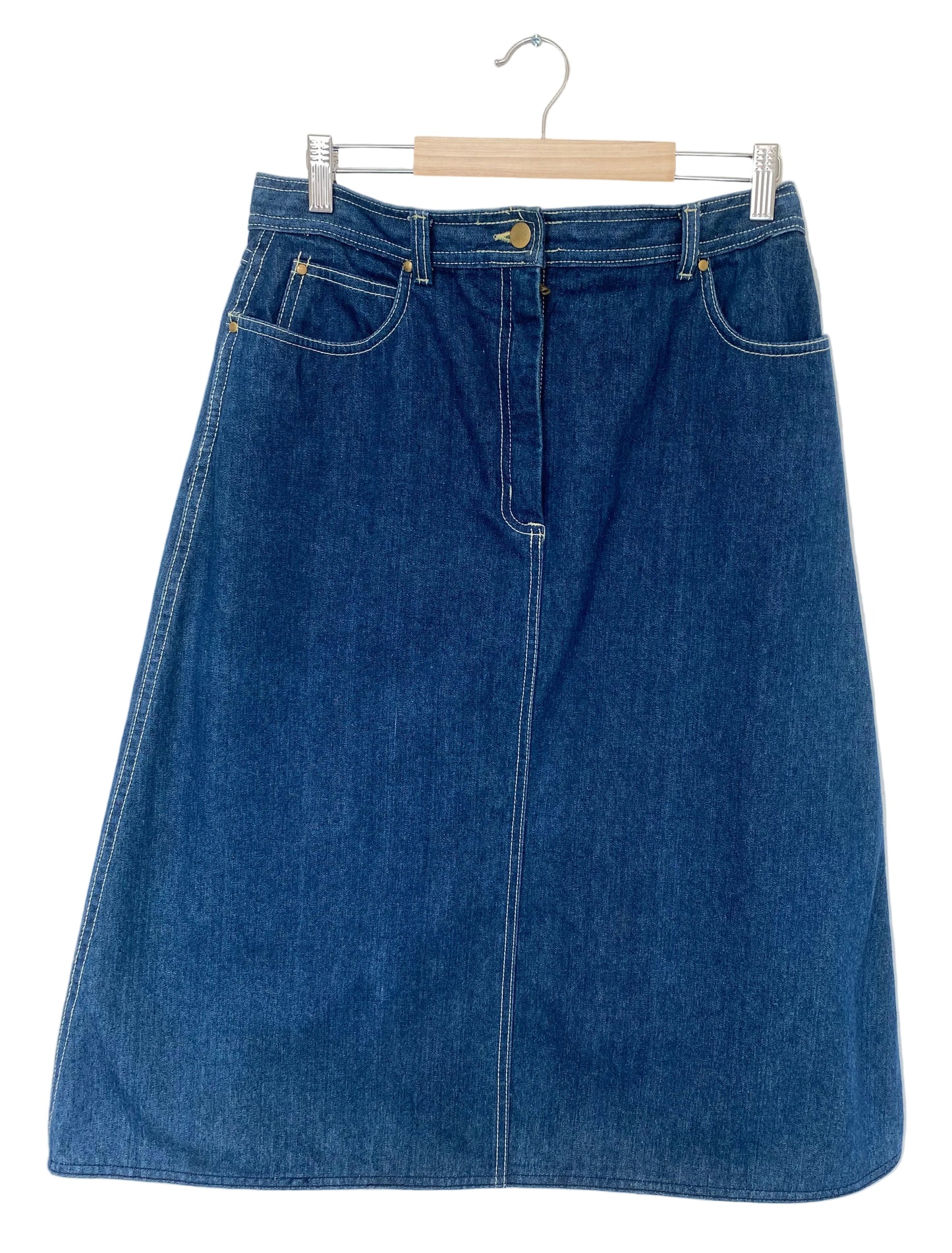 Vintage denimskjørt blå