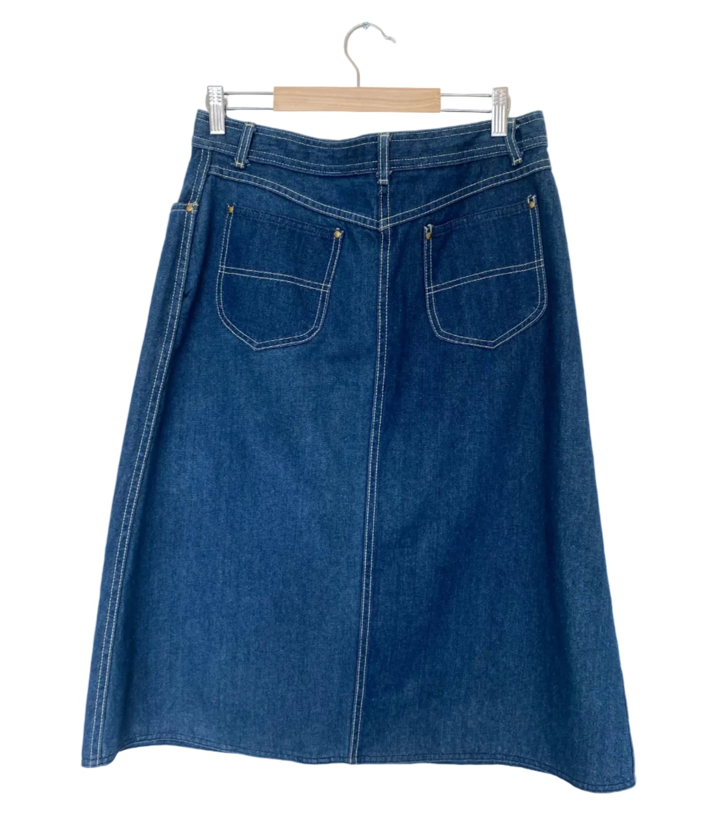 Vintage denimskjørt blå