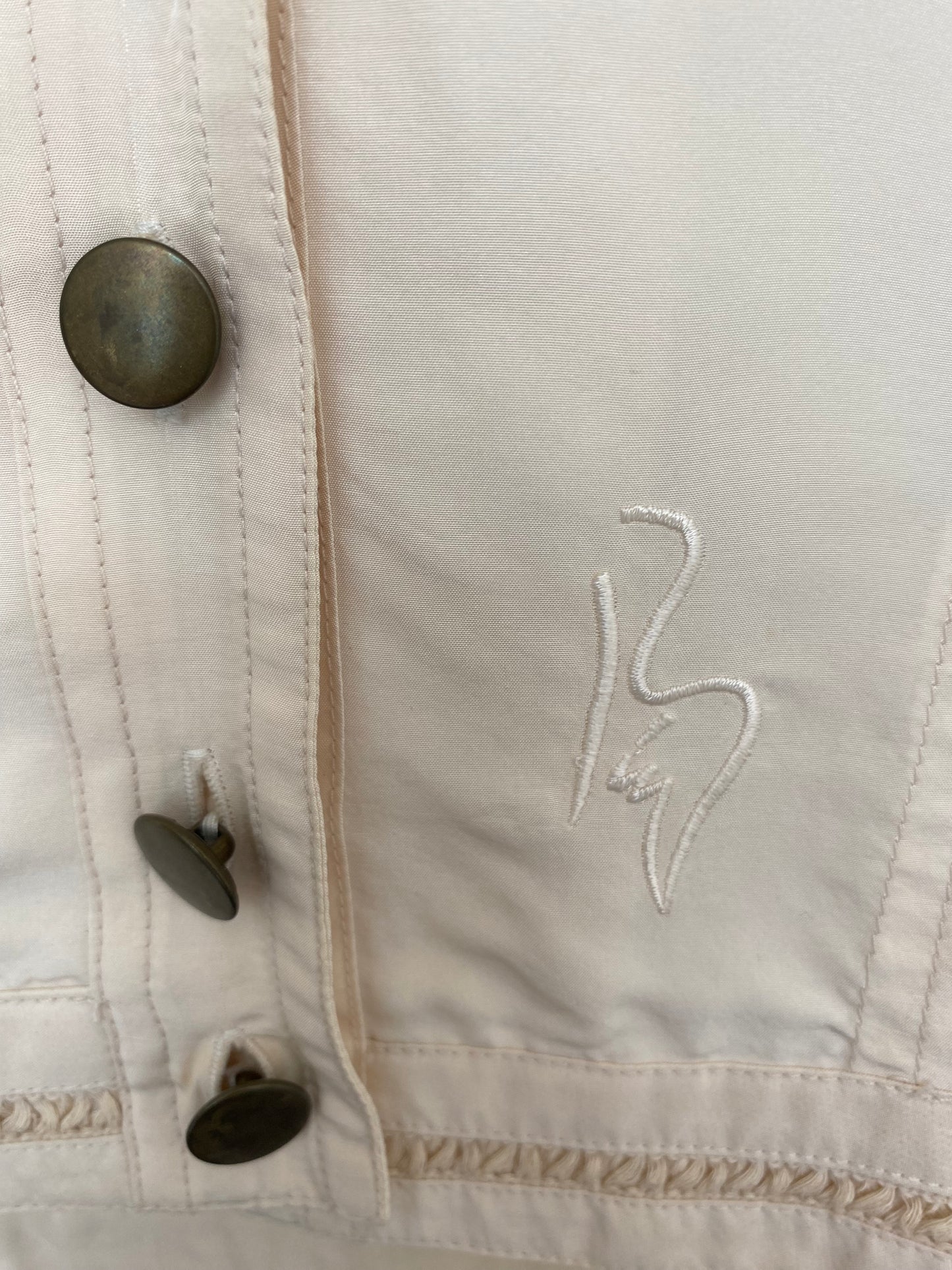 Italiensk silkebolero kortermet vintage