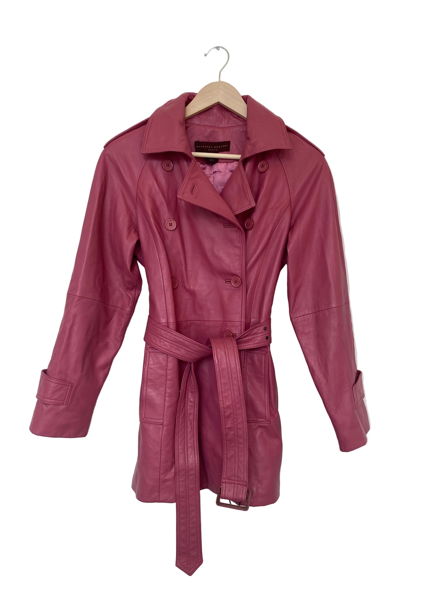 Vintage Margaret Godfrey faux leather jacket