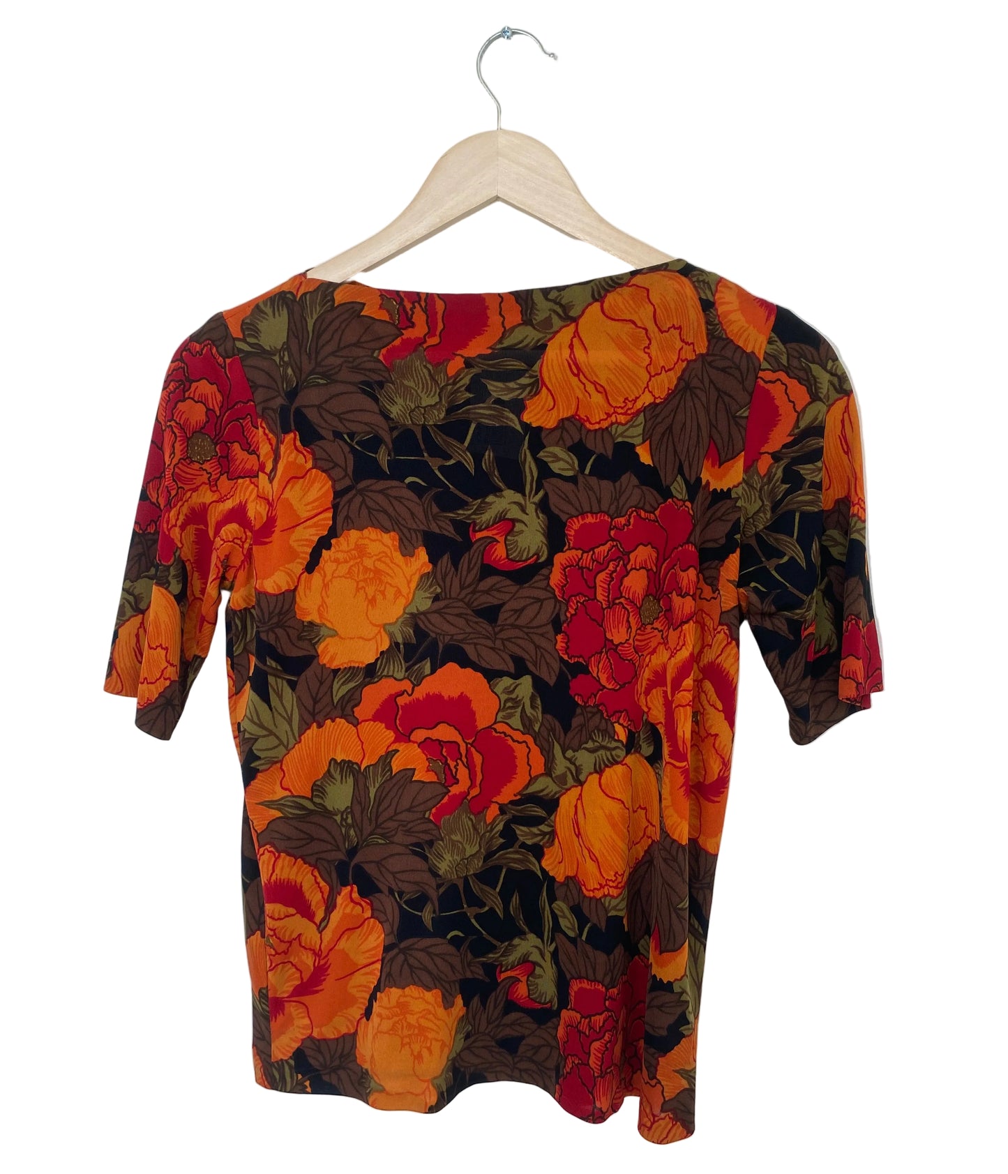 Italiensk silketopp blomstret orange