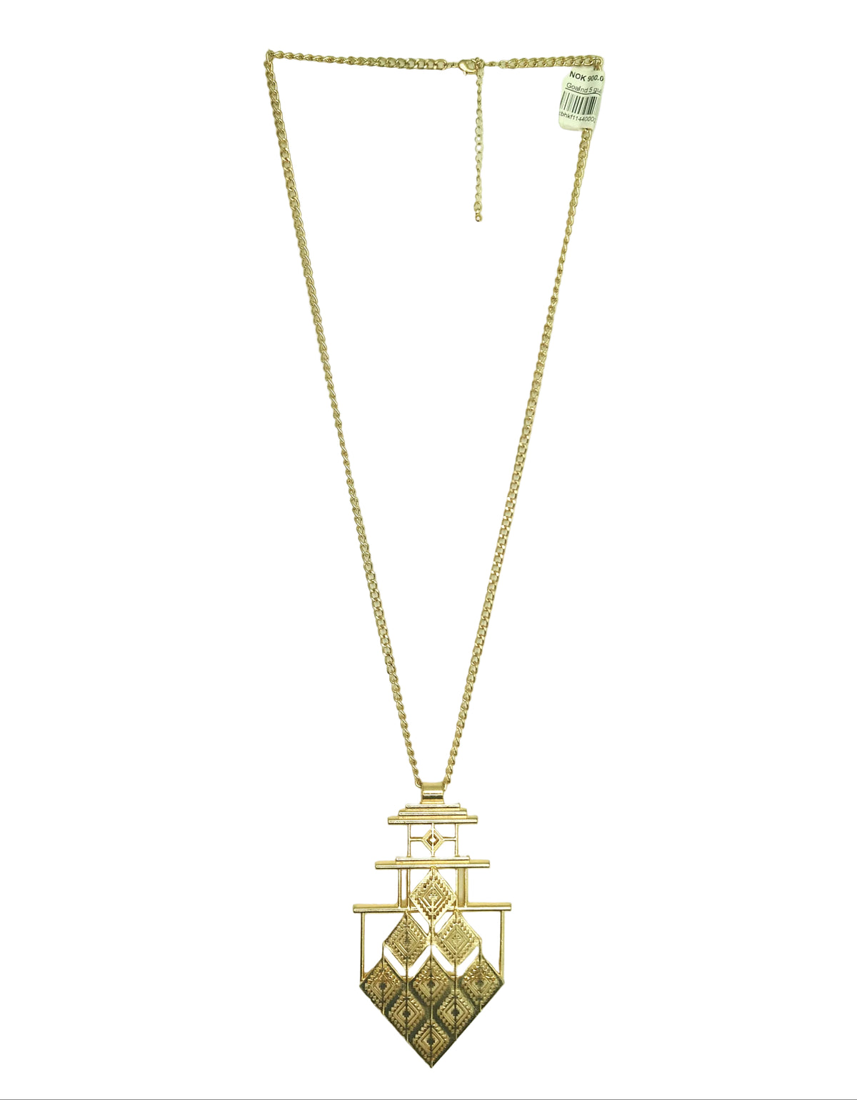 Art deco-inspirert anhengssmykke