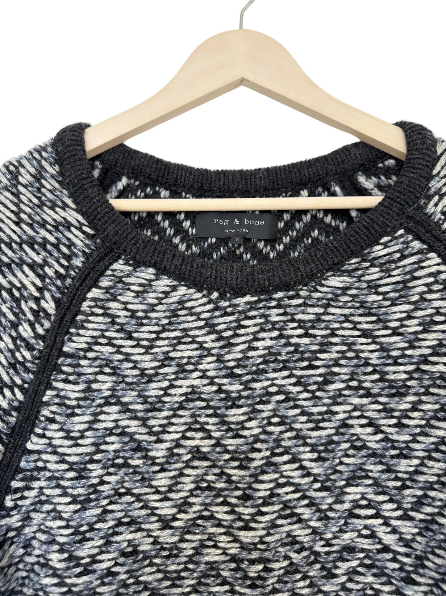 Rag & Bone ullgenser i blått og grått