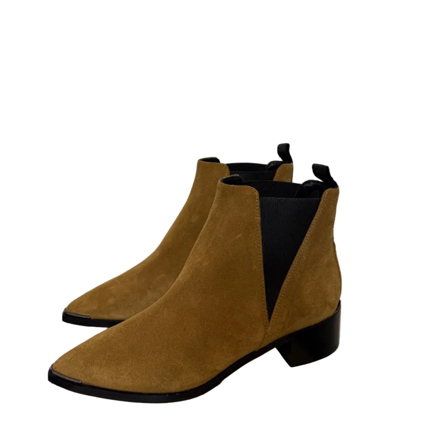 Acne Jensen boots i semsket skinn