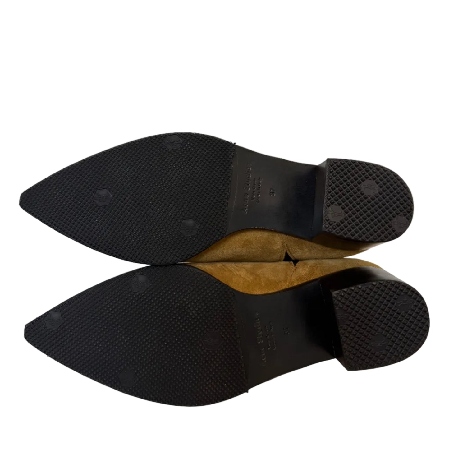 Acne Jensen boots i semsket skinn