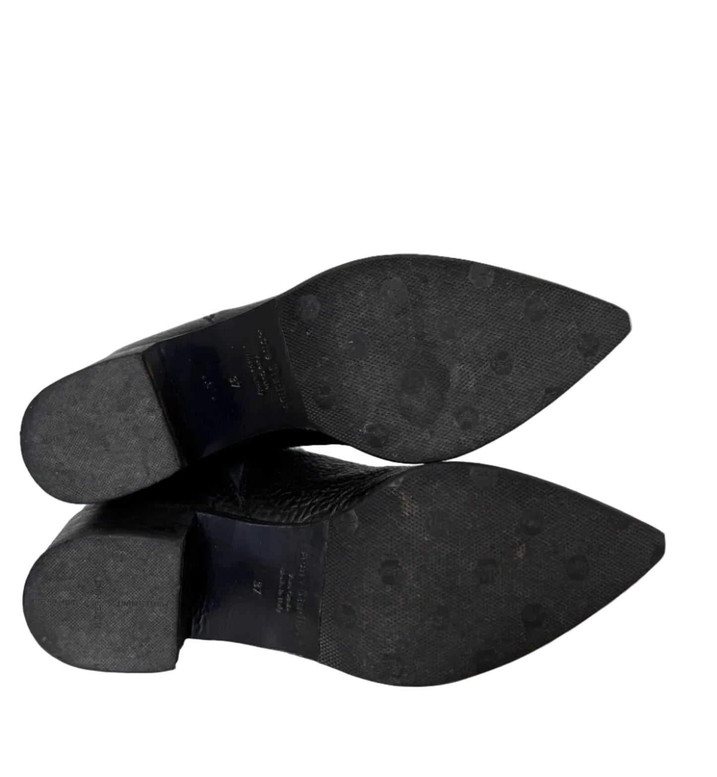 Acne Jensen boots i sort skinn
