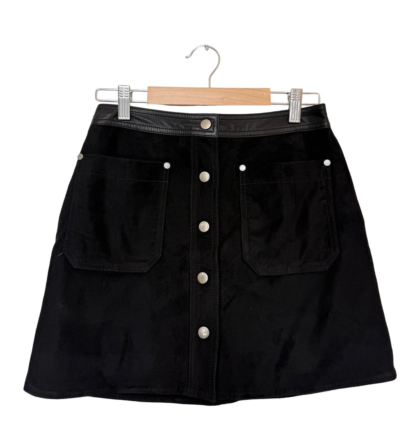 Rag & Bone skinnskjørt sort