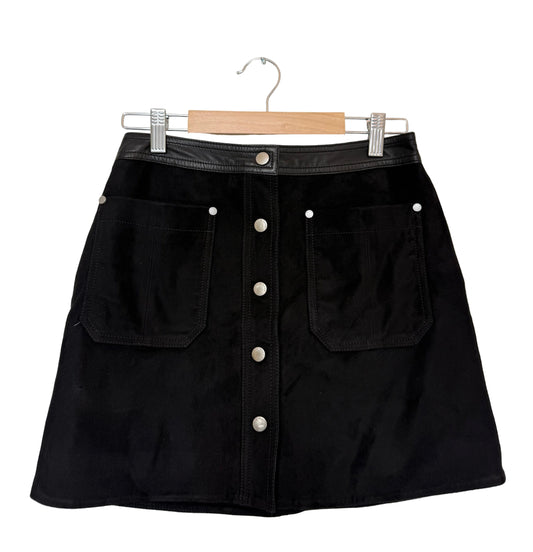 Rag & Bone skinnskjørt sort