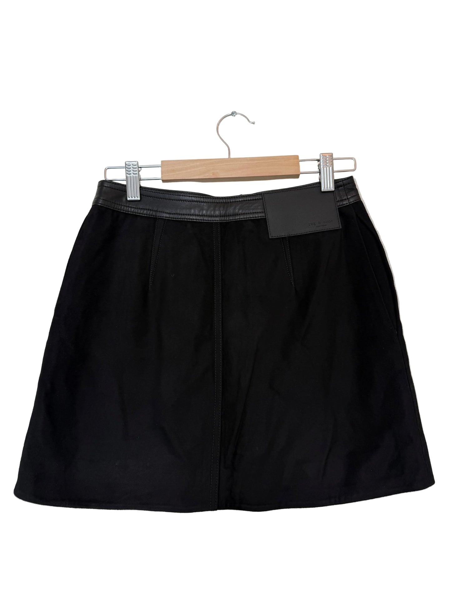 Rag & Bone skinnskjørt sort