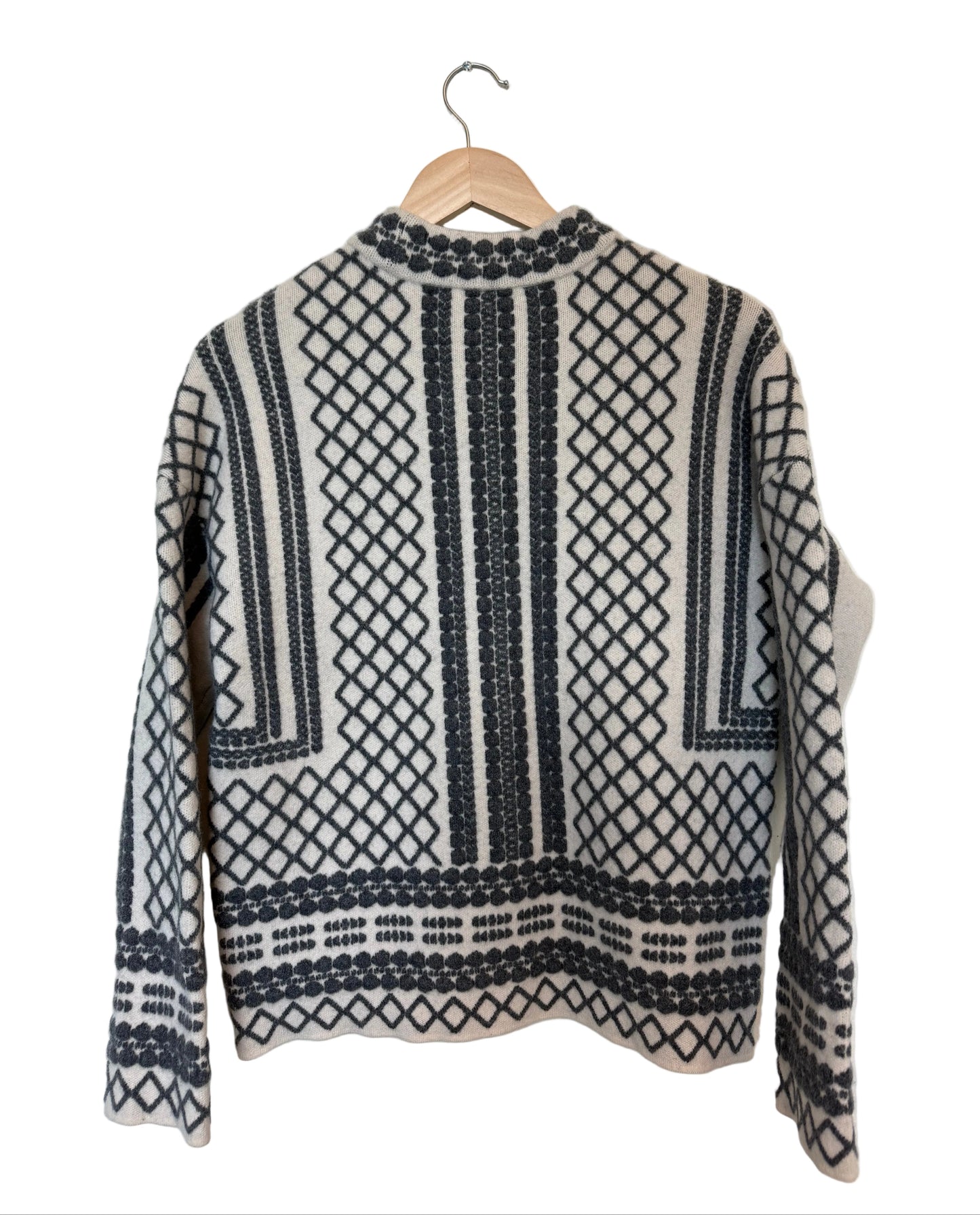 Tory Burch Merino Jacquard Sweater