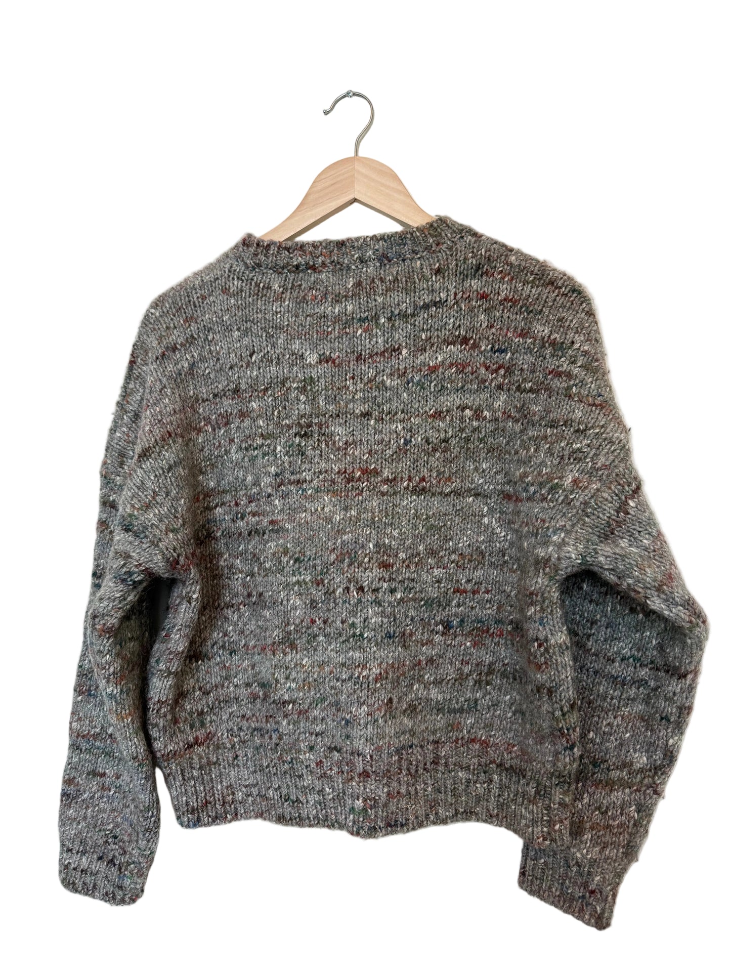 IRO Jeans Yinani ullgenser grå flerfarget