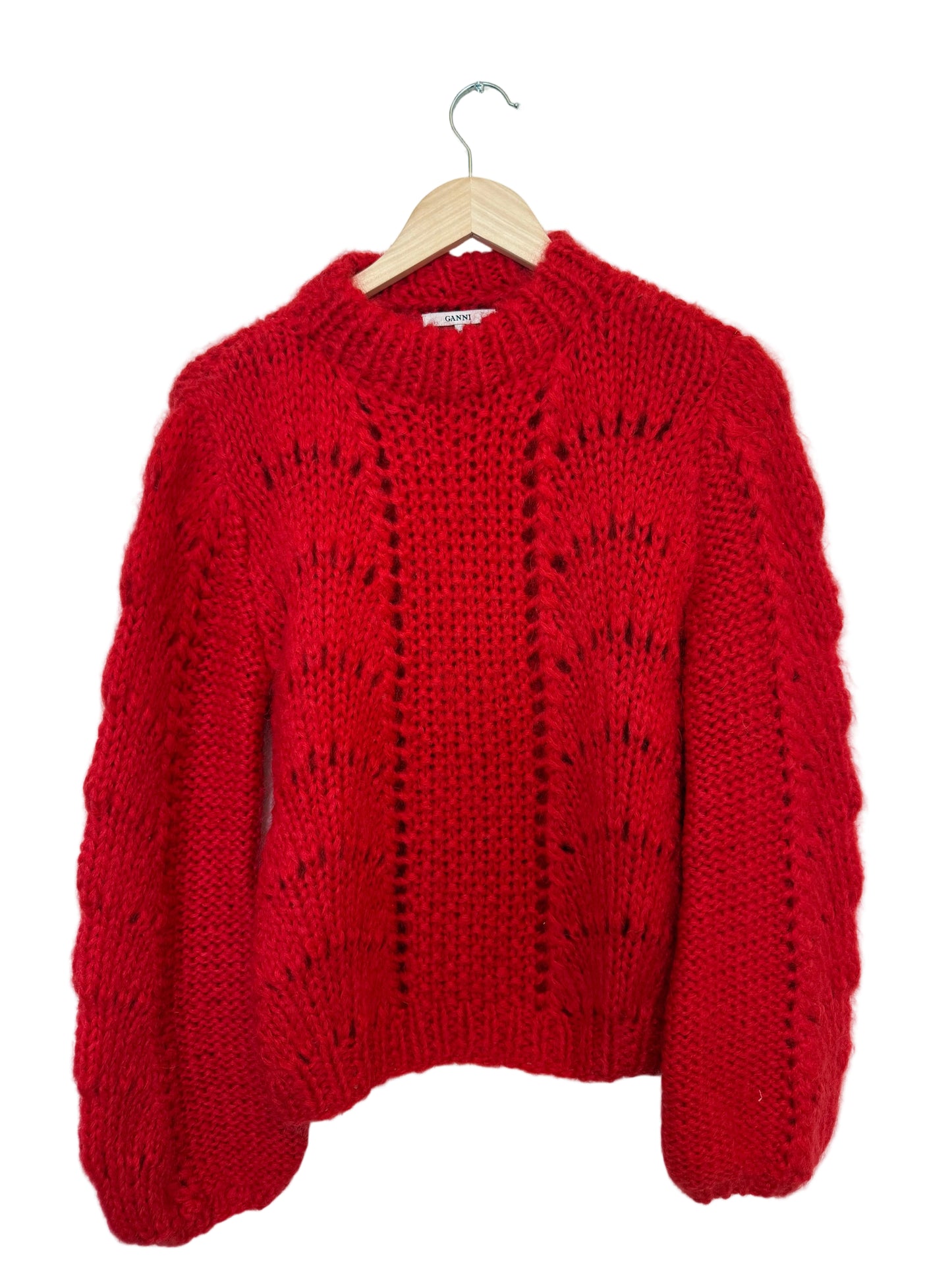 GANNI The Julliard Mohair rød