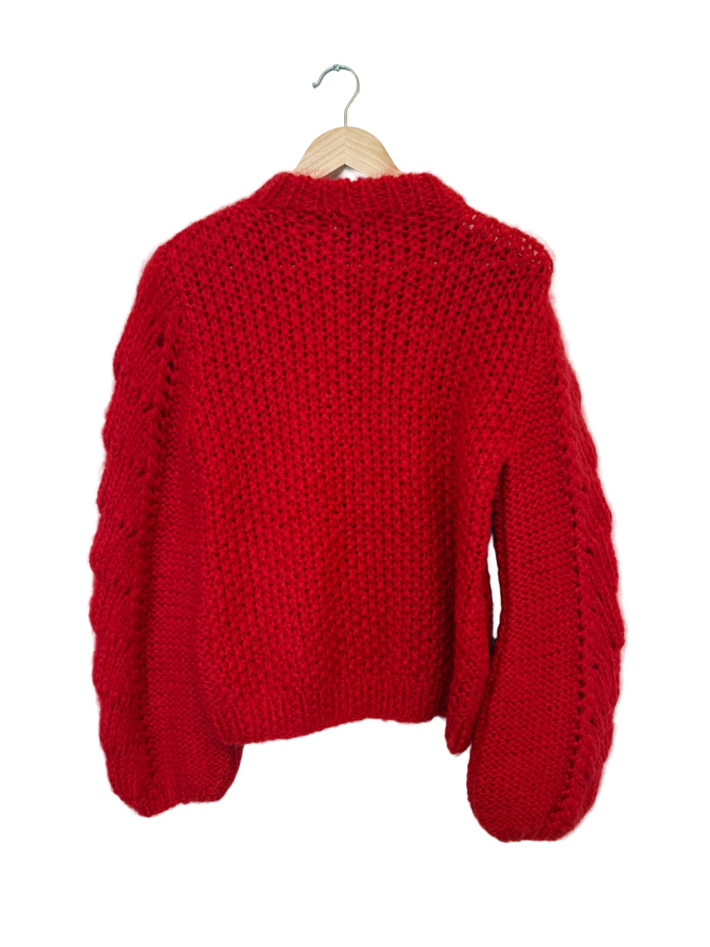 GANNI The Julliard Mohair rød
