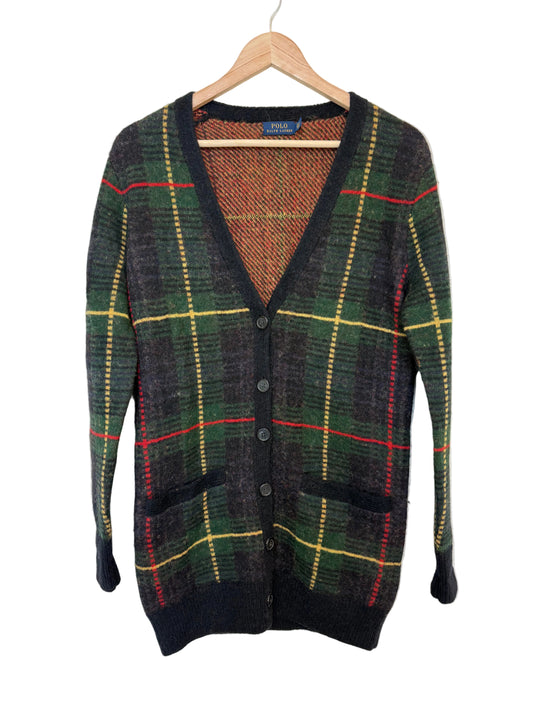 Polo Ralph Lauren Tartan Wool Blend Cardigan