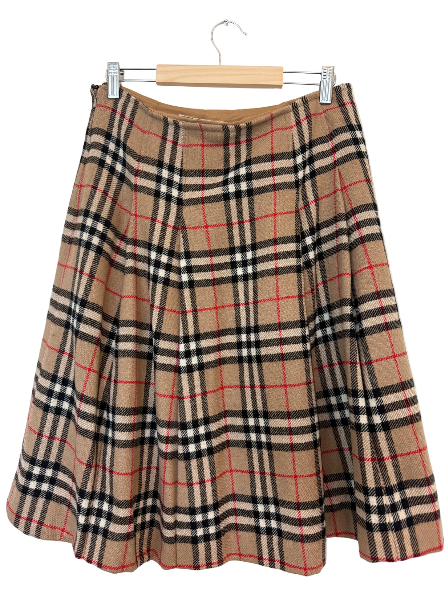Vintage Burberrys ullskjørt