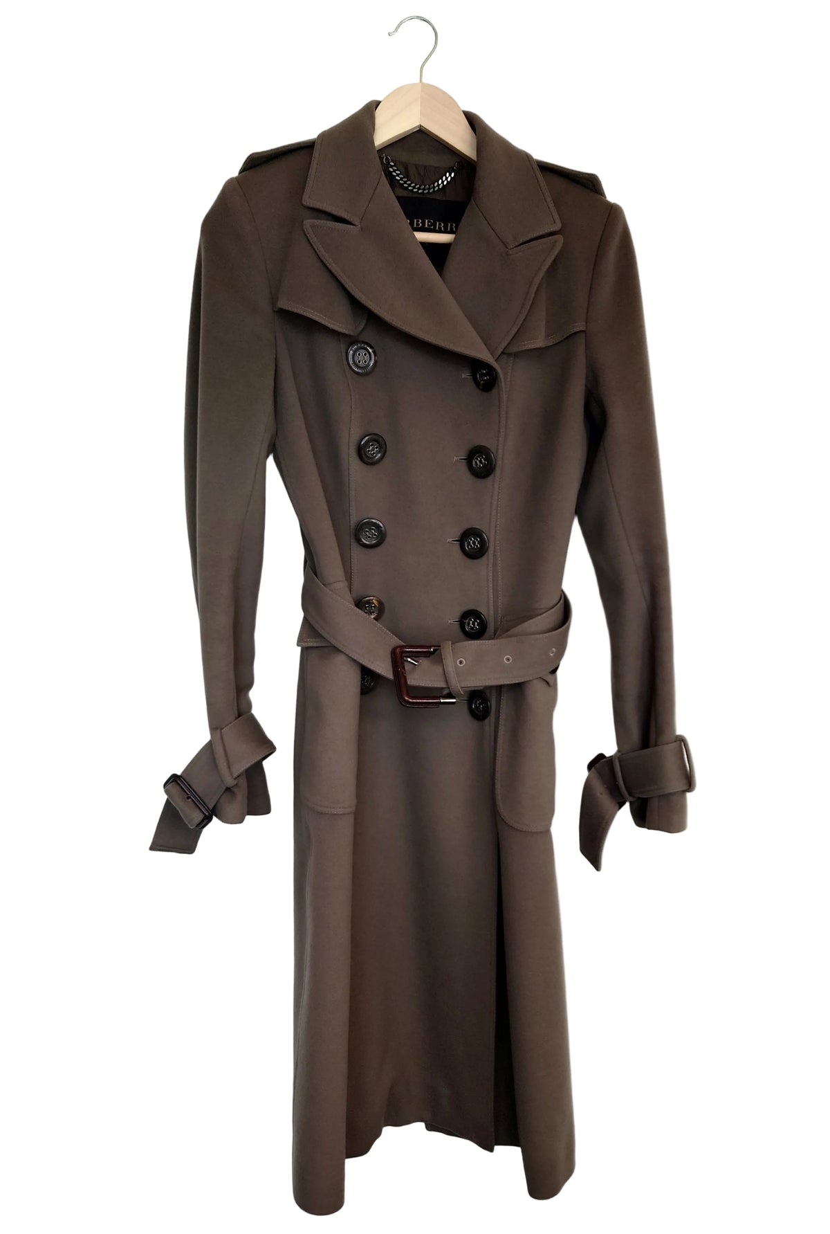 Burberry dobbeltspent kashmir trenchcoat
