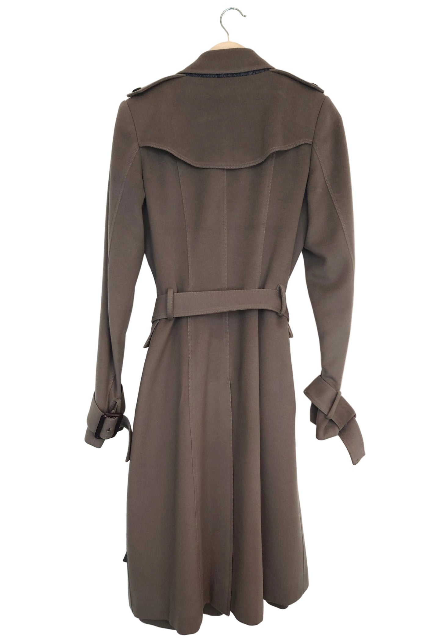 Burberry dobbeltspent kashmir trenchcoat