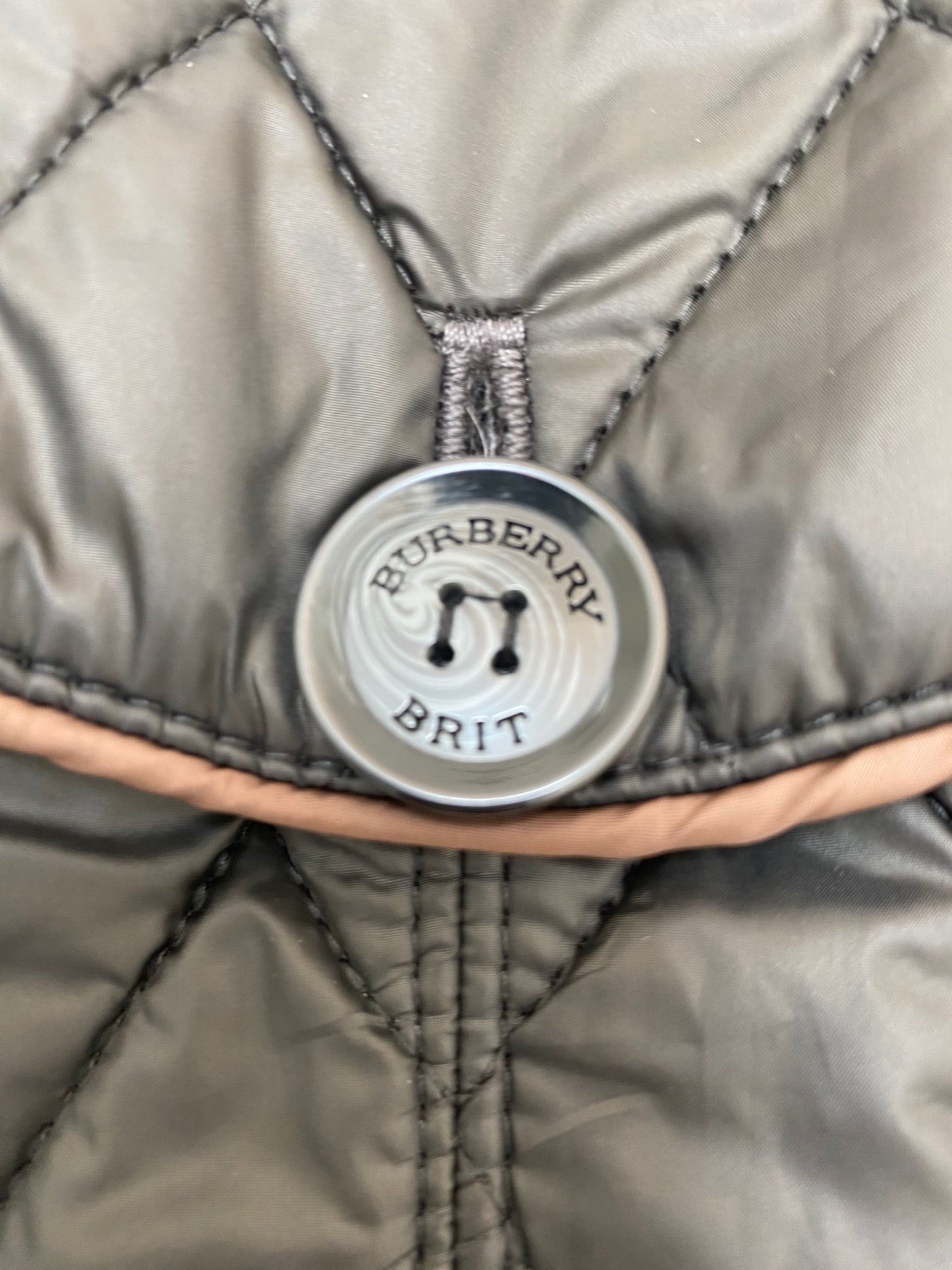 Burberry Brit trenchcoat med skinndetaljer