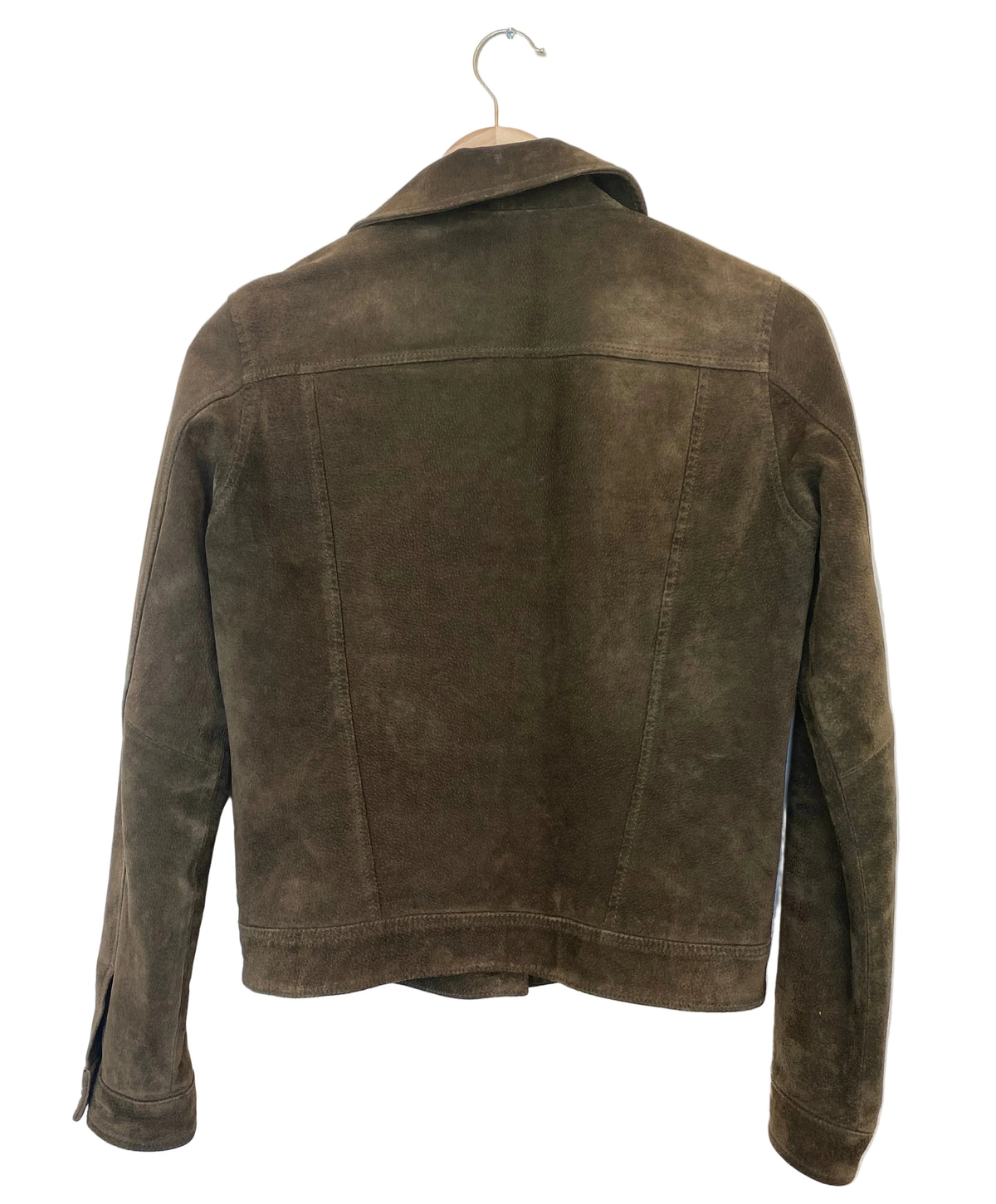 Meotine semsket jakke khaki/oliven