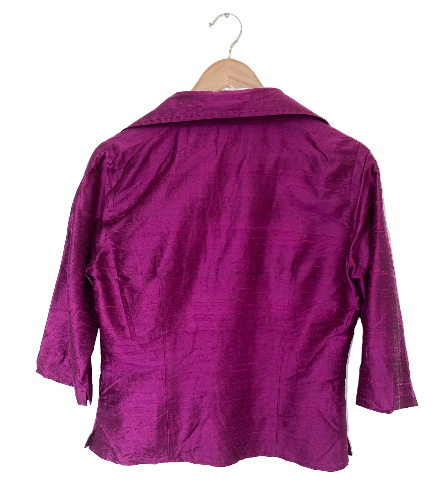 Italiensk vintagebluse i frisk farge