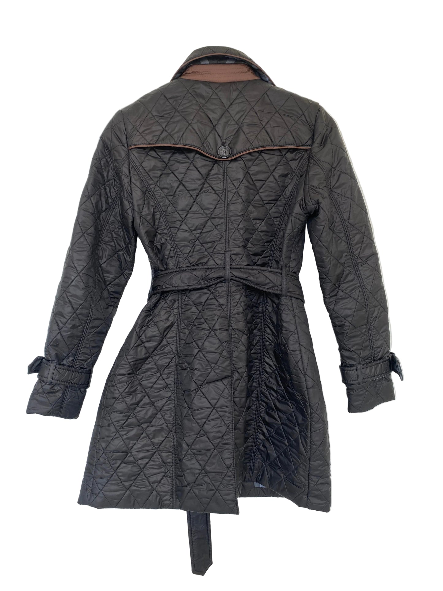 Burberry Brit trenchcoat med skinndetaljer