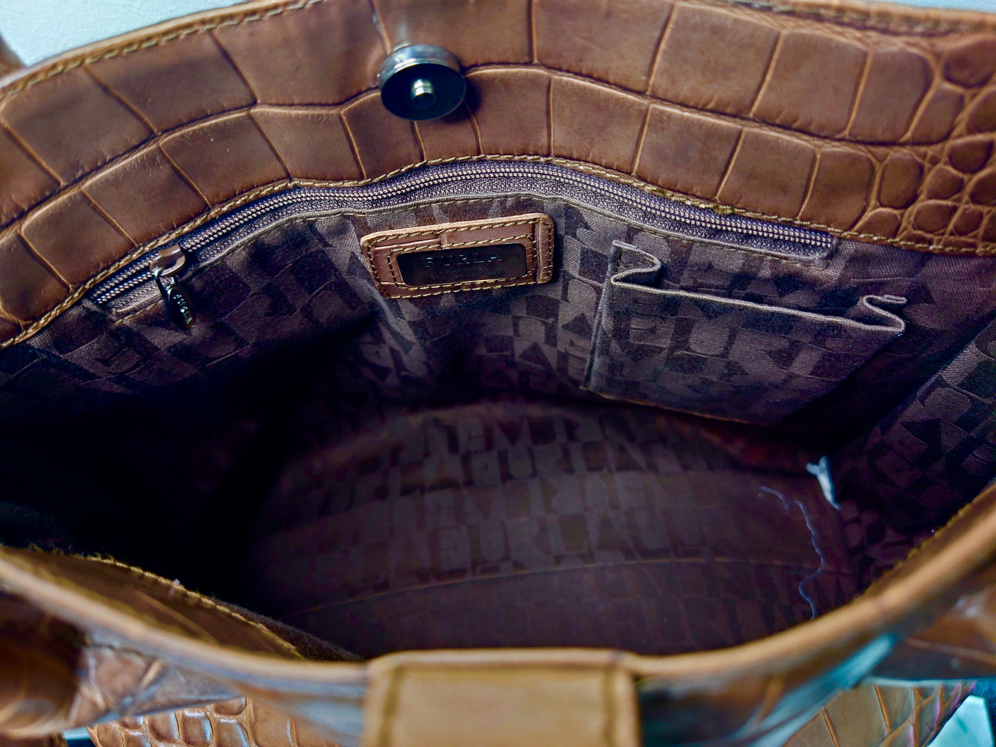 Furla Greta shopper i Cognac