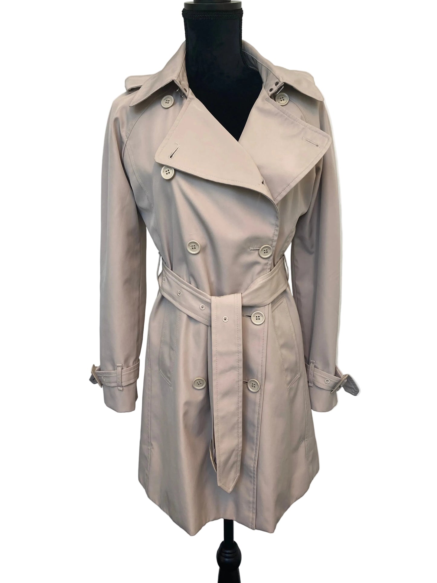 Burberry trenchcoat med belte beige