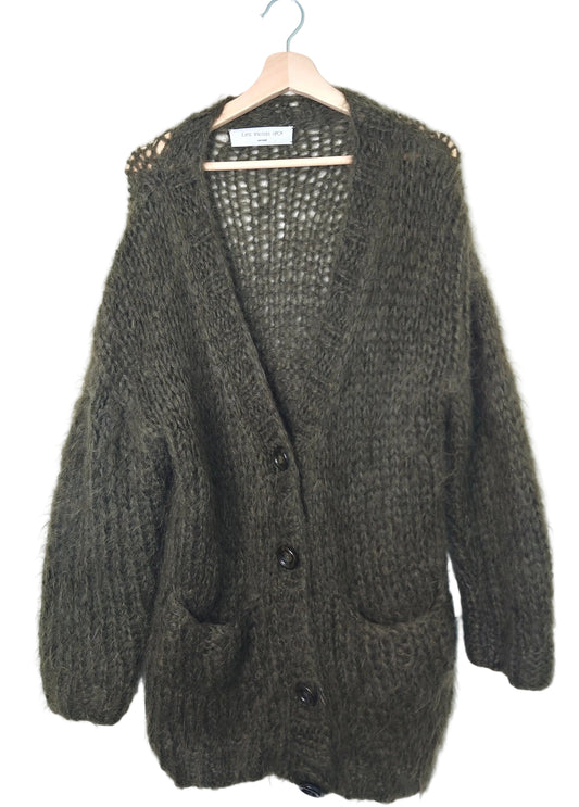 Strikket mohaircardigan fra Les Tricots d'O!